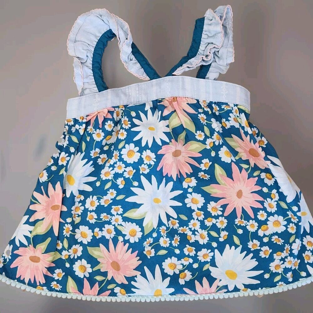 Matilda Jane Happy Florals Tunic Top EUC Girls Dream Chasers Shirt Size 2T
